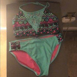 Teal bikini